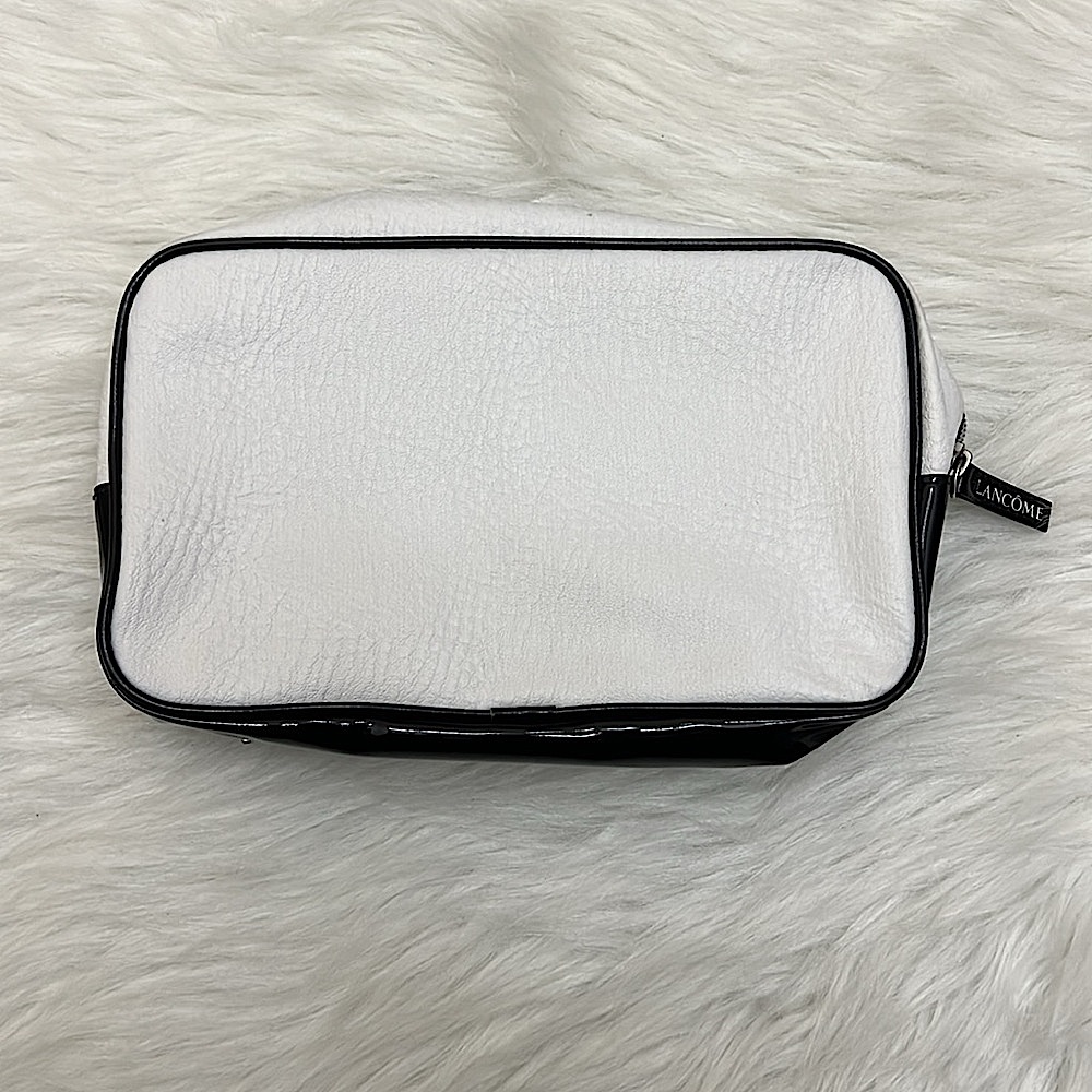 LANCÔME - BLACK WHITE PARIS PATENT COSMETIC POUCH - Picture 8 of 16